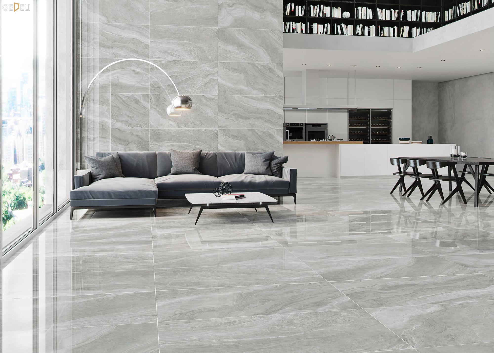 Khám phá các mẫu gạch ốp tường vân đá đẹp, hiện đại và bền màu nhất 2025 9 Gạch ốp tường xám vân đá